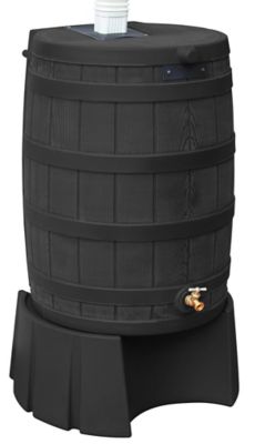 Image showing  50 gal. Rain Wizard Barrel Stand, Black