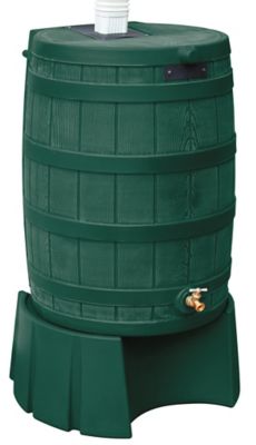 Image showing  50 gal. Rain Wizard Barrel Stand, Green