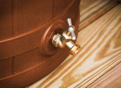 Image showing  50 gal. Rain Wizard Rain Barrel, Terra Cotta