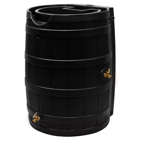 Good Ideas 65 gal Rain Wizard Rain Barrel Black Rain Barrels