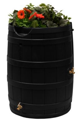 Image showing  65 gal. Rain Wizard Rain Barrel, Black