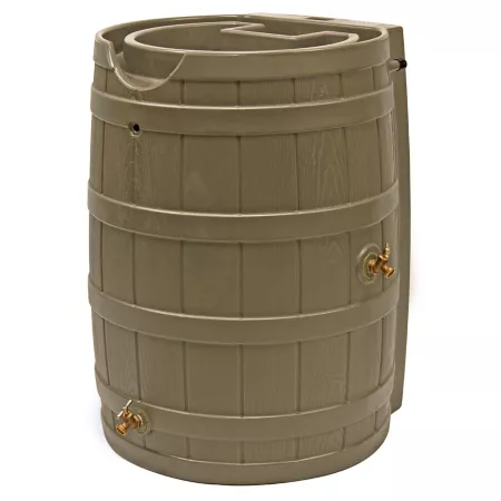 Good Ideas 65 gal Rain Wizard Rain Barrel Khaki Rain Barrels