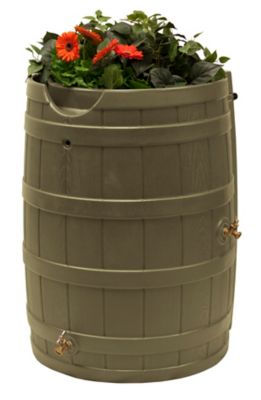 Image showing  65 gal. Rain Wizard Rain Barrel, Khaki