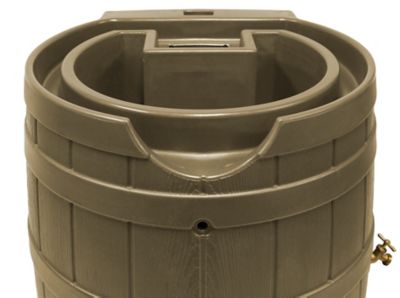 Image showing  65 gal. Rain Wizard Rain Barrel, Khaki