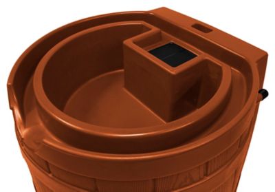 Image showing 5 th Good Ideas 65 gal. Rain Wizard Rain Barrel, Terra Cotta