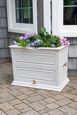 Image showing  42 gal. Savannah Elevated Garden Rain Saver Barrel, Cool Gray