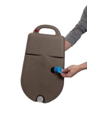 Image showing  Dine N Dash Feeding System with Dakota Guard Antimicrobial, 2.5 gal., Coyote Granite