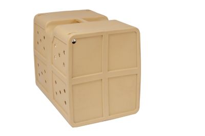 Image showing  G3 Framed Door Dog Kennel with Dakota Guard Antimicrobial, Extra Large, Coyote Granite