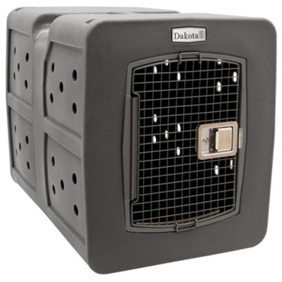 Dakota 283 G3 Framed Door Dog Kennel with Dakota Guard Antimicrobial, Extra Large, Dark Granite