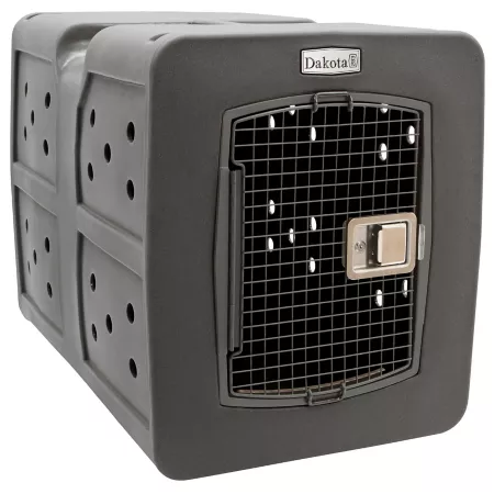 Dakota 283 38.5 in G3 Framed Door Dog House with Dakota Guard Antimicrobial Protection Extra Large Dark Granite Hunting Dog Travel Kennels