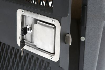 Image showing 7 th Dakota 283 40.25 in. Hero Dog Kennel with Dakota Guard Antimicrobial, Dark Granite