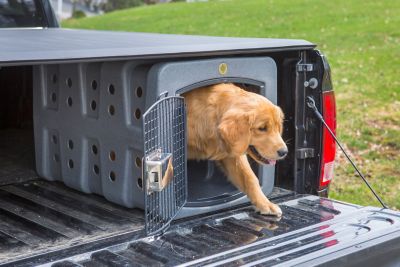 Image showing  T1 Dog Kennel with Dakota Guard Antimicrobial, Coyote Granite