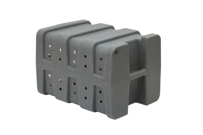 Image showing  T1 1-Door Polyethylene Pet Kennel with Dakota Guard Antimicrobial, Dark Granite