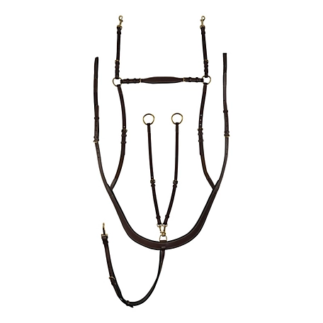 Horze Belgravia 5-Point Breastplate Martingale with Running Attachment