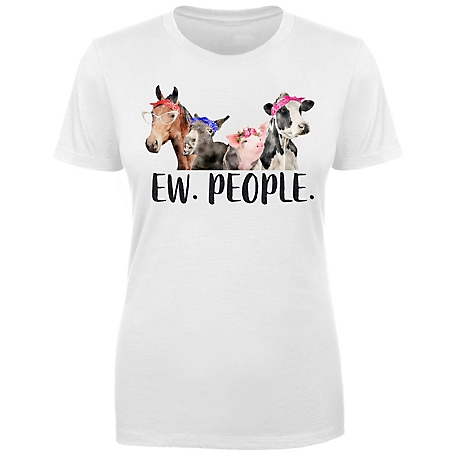 Farm Fed Clothing Women's EW People Watercolor T-Shirt