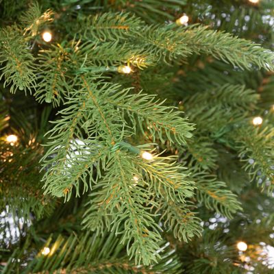 Image showing  7.5 ft. Pre-Lit Natural Cut Mountain Ash Artificial Tree, Warm White Lights