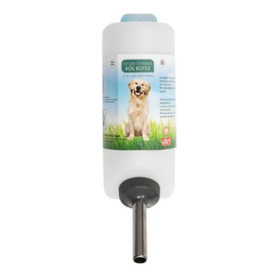 Lixit Dishwasher Safe Stainless Steel Pet Water Bottle and Tube, 4 Cups I kinda thought the tube would have been a little bit bigger seeing you are using it for a dog