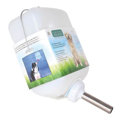 Image showing  8-Cup Dishwasher-Safe Stainless Steel Pet Water Bottle and Tube