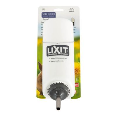 Lixit Dishwasher Safe Plastic Wide Mouth Pet Bottle, 4 Cups