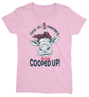 Lost Creek Women's Short-Sleeve Cooped Up Printed T-Shirt