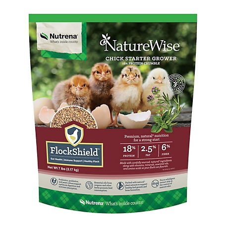 Nutrena NatureWise Chick Starter-Grower Poultry Feed, 7 lb.