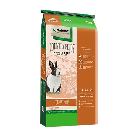 Nutrena Country Feeds 16% Rabbit Feed Pellets, 50 lb.