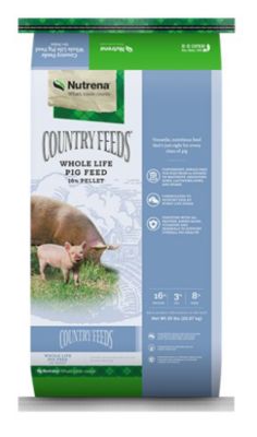Image showing  16% Protein Whole Life Pelleted Pig Feed, 50 lb. Bag