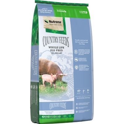 Image showing  16% Protein Whole Life Pelleted Pig Feed, 50 lb. Bag