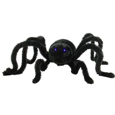 Haunted Hill Farm 36 in. Animatronic Crawler Spider, Indoor/Outdoor Halloween Decor, Battery Operated