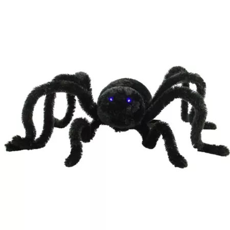 Haunted Hill Farm 36 in Halloween Animatronic Crawler Spider Indoor/Outdoor Halloween Decoration Battery Operated Halloween Animatronics