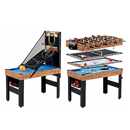 MD SPORTS 48 in. 5-in-1 Multi Game Table