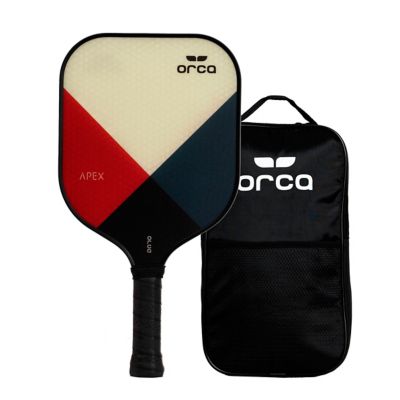 ORCA Apex Polymer Honeycomb Pickleball Paddle with Carry Bag