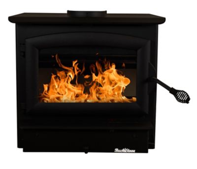 Buck Stove Model 21NC Wood Stove with Black Door and Blower, 1,800 sq. ft.