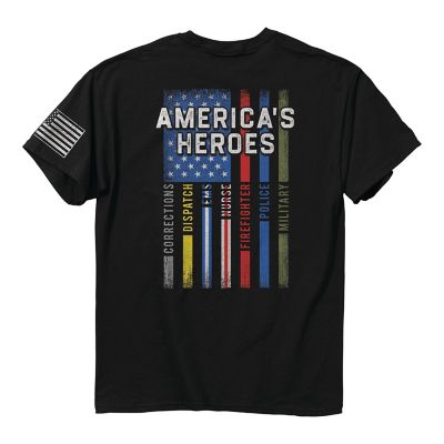Buck Wear Men's American Heroes T-Shirt