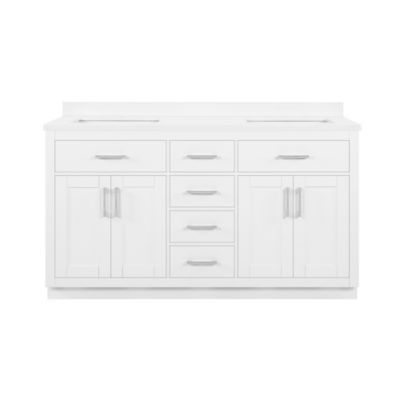 OVE Decors Bailey 60 in. Double Sink Bathroom Vanity with Countertop, White Beautifully designed, well constructed vanity