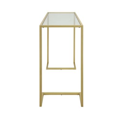 Image showing  Monaco Glass Top Console Table, 38 in. x 16 in. x 32 in.