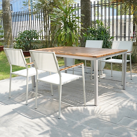 Carolina Chair & Table 5 pc. Braylee Outdoor Dining Set