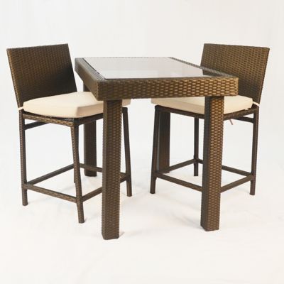 Carolina Chair & Table 3 pc. Karsyn Dining Set with Cushions