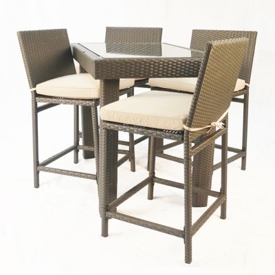 Carolina Chair & Table 5 pc. Karsyn Dining Set with Cushions