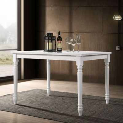 Image showing  Draven Rectangular Farmhouse Dining Table for 4 People