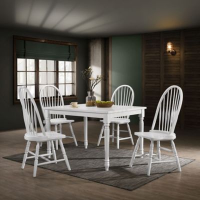 Image showing  Draven Rectangular Farmhouse Dining Table for 4 People