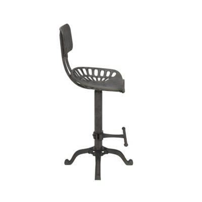Image showing 6 th Carolina Chair & Table August Tractor Seat Stool with Backrest, 33 in.
