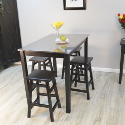 Image showing  Rectangular Carter Bar Table with Stainless Steel Top