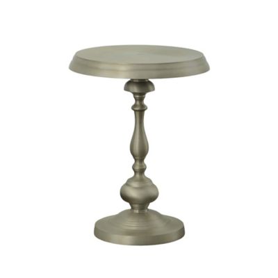 Image showing  Pearson Metal Accent Table, Antique Nickel