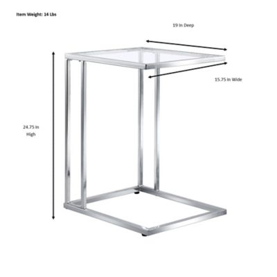 Image showing  Provenzano Glass Top Console Table