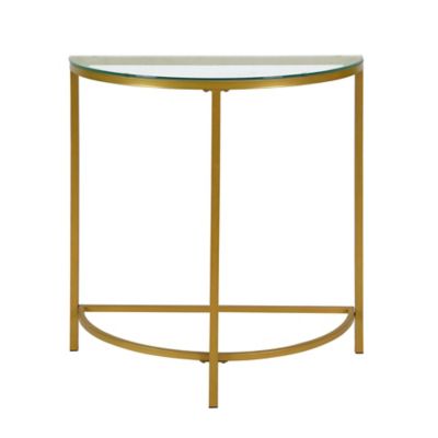 Image showing  Fenice Half Round Console Table, 29 in. x 14 in. x 30 in.