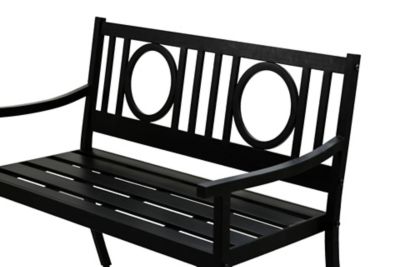 Image showing  43 in. Gramercy Outdoor Metal Bench