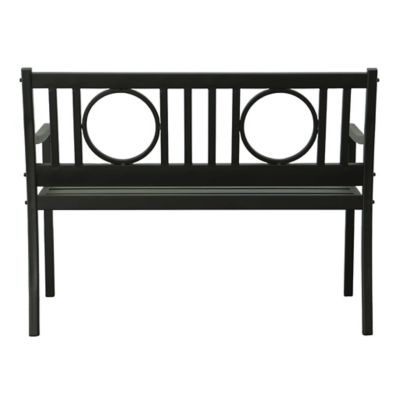 Image showing  43 in. Gramercy Outdoor Metal Bench