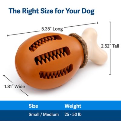 Image showing 5 th PetSafe Busy Buddy Chompin' Chicken Treat-Holding Dog Toy, S/M