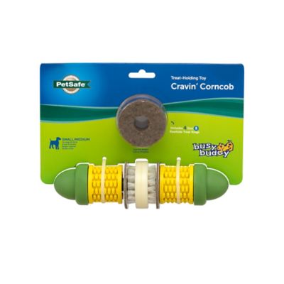 Image showing 8 th PetSafe Busy Buddy Cravin' Corncob Treat-Holding Dog Toy, Small/Medium